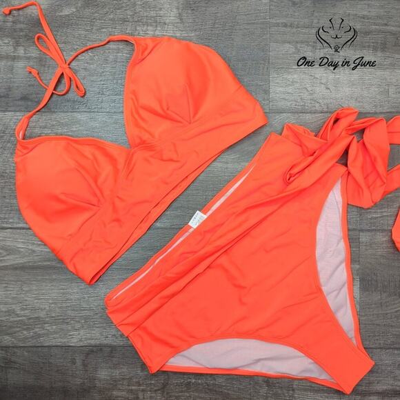 Pink Queen Plus Size Waist Wrap Bikini Swimsuit Size 3XL - Picture 1 of 3